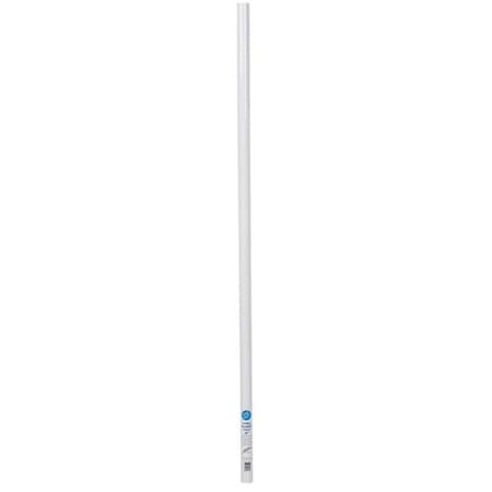 John Sterling John Sterling 48 in. L X 1-1/4 in. D Powder Coated Steel Closet Rod 0018-4WT3